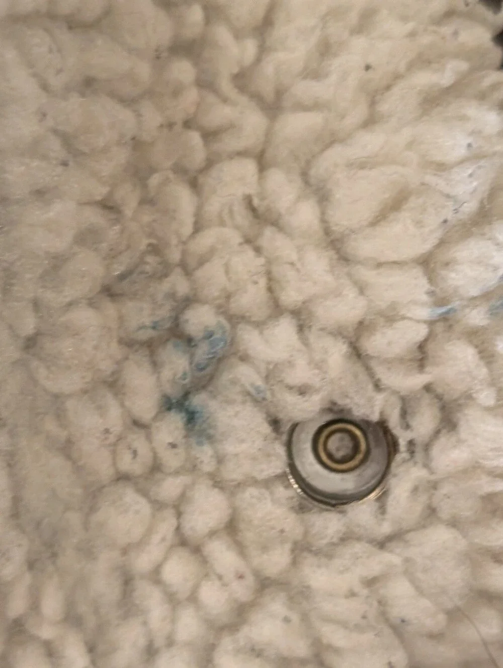 Levi's Light Blue Denim Sherpa Jacket with Cream Lining - Picture 6 of 8